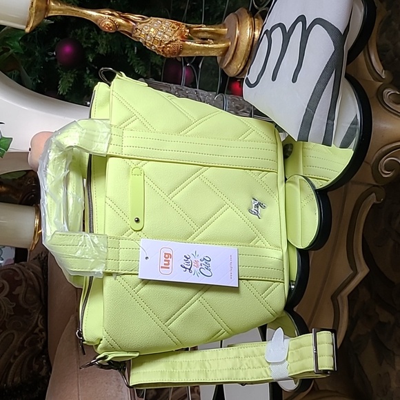 Lug Matte Luxe Med Crossbody w/Tote Handles-Dory ( margaritalcepop is the color) - Picture 4 of 5